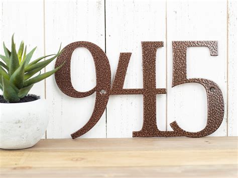 metal outdoor house number plaques|outdoor house numbers and symbols.